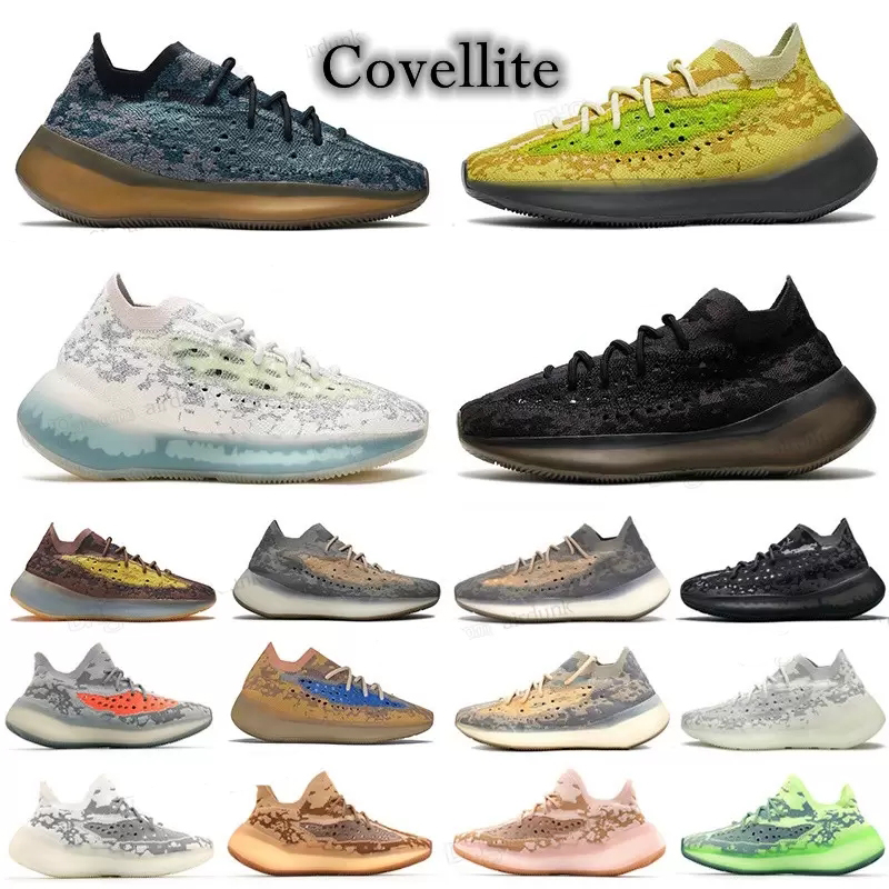 

designer woman men Running Shoes Sneakers womens mens shoe Yecoraite Reflective Covellite Lmnte Alien Hylte Alien Blue Calcite Glow Onyx 380''YEEZIES''dunksb, Box
