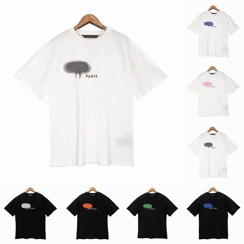 

Tees Palms Tshirt Summer Fashion Angels Mens Womens Breathable T Shirts Long Sleeve Tops Luxurys Letter Tshirts Clothing Short Sleeved, 24