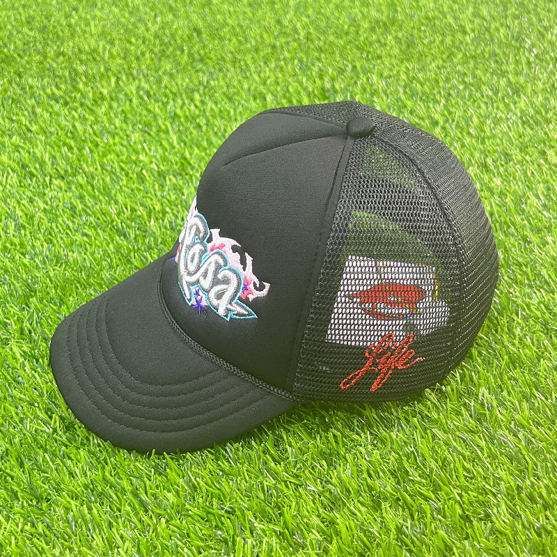 

22ss Ball Caps for Men and Women Letters Embroidery SUNRISE TRUCKER HAT Mesh Breathable Baseball Cap, Yellow