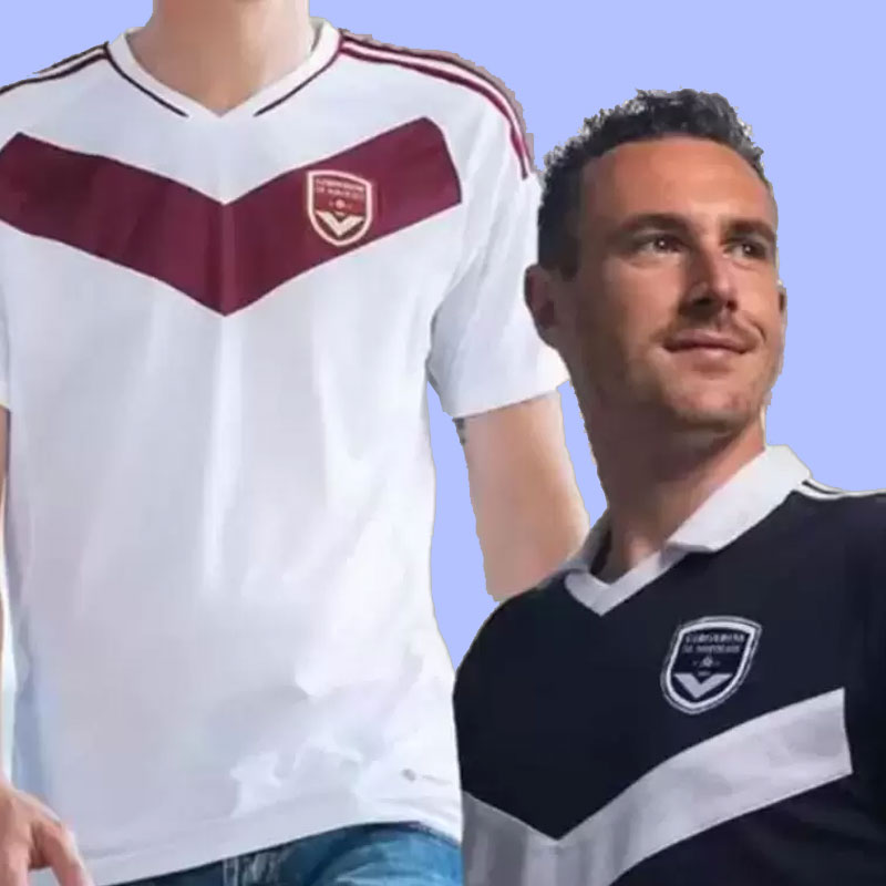 

Maillot Girondins Bordeaux 140th Anniversary Soccer Jersey Third Maroon 2022 2023 Home Navy Blue Away White 22/23 Maillots de Foot New Speci