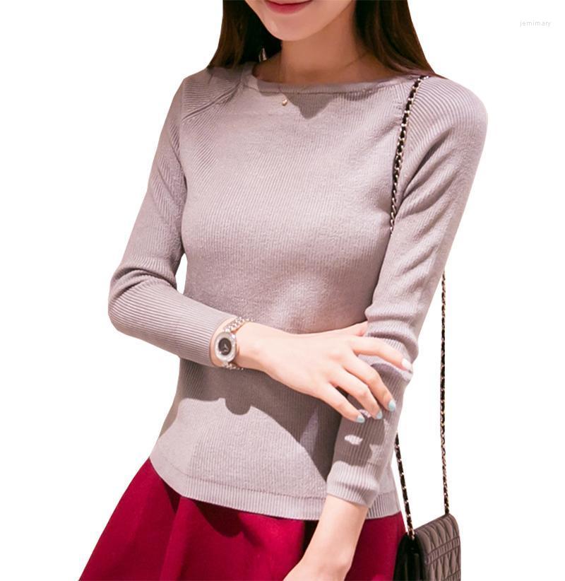 

Women's Sweaters Autumn Korean Women Sweater Bottoming Tight Slim Pullover Fall Short Jumper Hedging Coat Female Pull Vestidos LXJ132 Jemi22, Beige