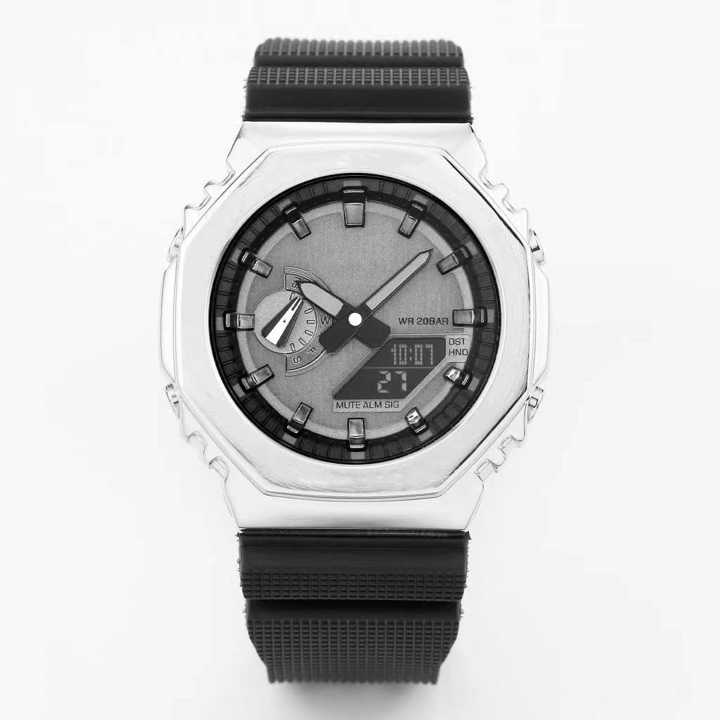 

Sports Men's Quartz Digital 2100 Watch High Quality Waterproof World Time Automatic Hand Raise Light Full Function