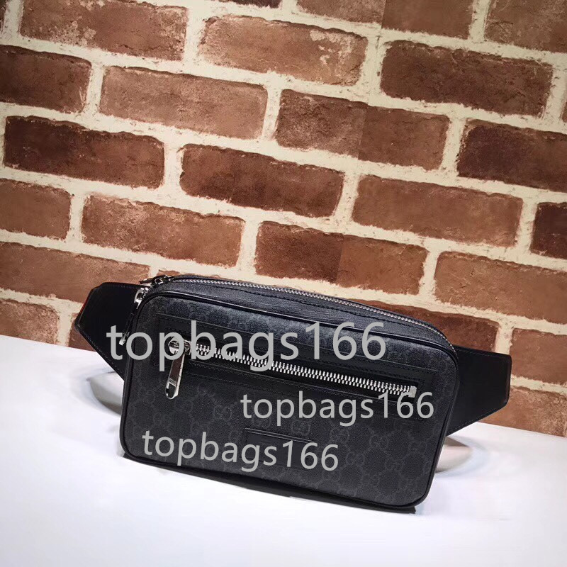 

474293 Bumbag Bags Men Goddess Designer Bags Leather Handbag Shoulder Bags Designer Crossbody Bag Waist Chest Packages GGs LVs YSLs louiseity viutonity VUTTONS, Grey
