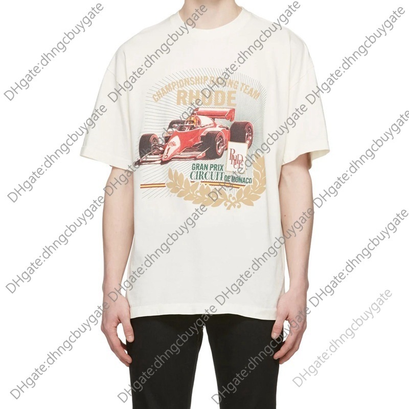 

designer t shir rhuide racing mens shir brand high qualiy, White