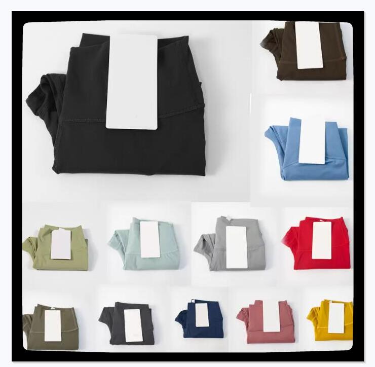 

Designer legging shaping Yoga lu pant Sports pants women trousers clothing Outfit suit High Waist Raising Hips Gym Wear Leggings Elastic Fitness Tights H0Tj#, 22