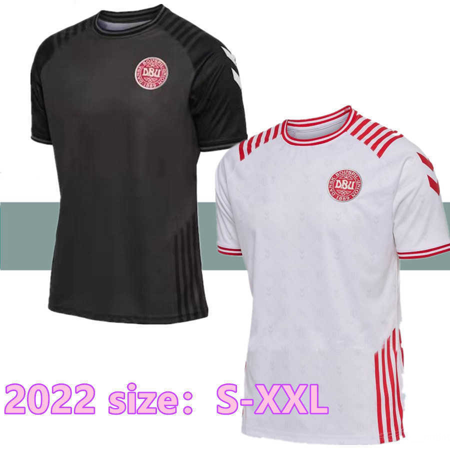 2022 Danemark Jerseys de football en édition limitée noire 22 23 Jersey spécial Hojbjerg Christensen Skov Olsen Braithwaite Eriksen Dolberg Footb