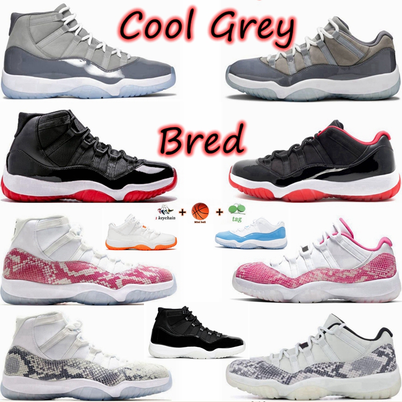 

2022 Newest Cool Grey 11 11S Mens Basketball Shoes 25Th Anniversary Low Bred Animal Instinct Concord Cap And Gown Men Women Sneakers Trainers, 12