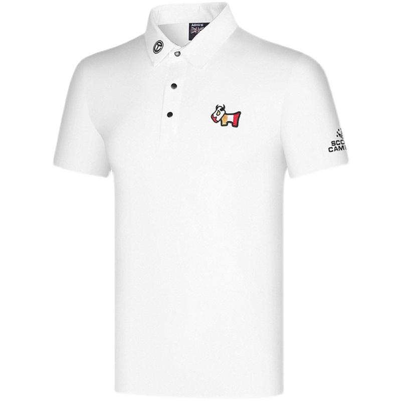 

Men' Polos Golf Apparel Summer Men' Short-sleeved T-shirt Quick-drying Breathable Casual All-match Jersey Shirt ClothesMen' Men'sMen, Black