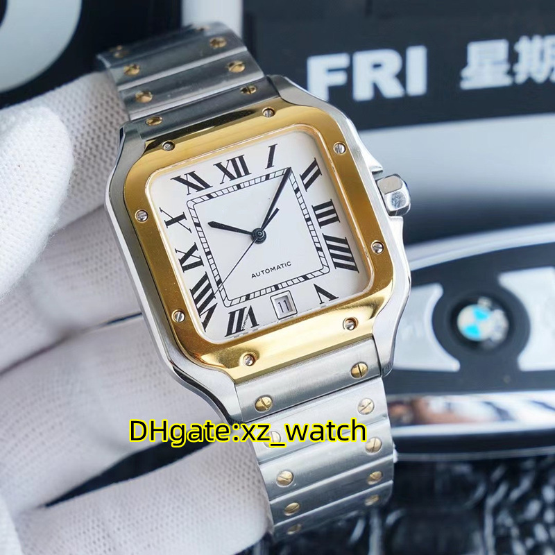 

Men watch 42mm automatic mechanical watches waterproof stainless steel square high quality classic business