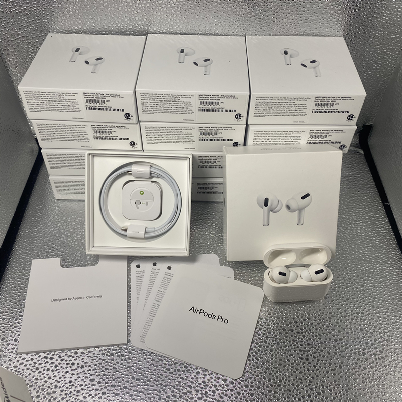 

Top quality New Apple Airpods 3 AirPods Pro ANC Headphone Accessories Air Pod gen 2 3 Wirless Earphones GPS Wireless Charging Bluetooth Headphones In-Ear