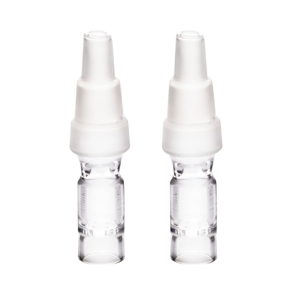 

Osgree Smoking accessory 2PCS 10mm/14mm/18mm 3 in 1 Water Pipe Bong Adapter Glass WPA for Arizer Solo 2 Air 2 & max