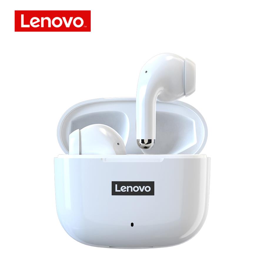 

Lenovo TWS Headphones LP40 Upgraded Version Wireless Bluetooth 5.1 Earphone HiFi Sound Low-latency Headset With HD Microphone217K, White