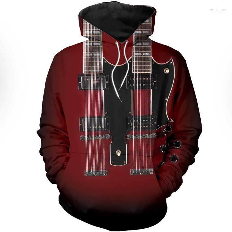 

Men' Hoodies & Sweatshirts Double Neck Guitar 3D All Over Printed Clothing Unisex Casual Men Women Long Sleeve Sweatshirt/Hoodie/Zipper Mon
