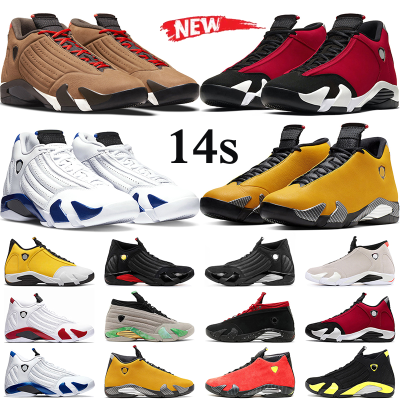 

14s men Basketball Shoes Ginger Hyper Royal Candy Cane Desert Sand Fortune Thunder Winterized 14 14 retro mens gym trainer, # 6