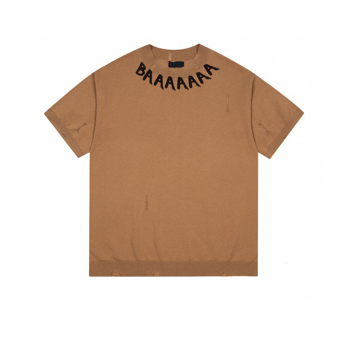 

2022ss spring and summer new high grade cotton printing short sleeve round neck panel T-Shirt Size: m-l-xl-xxl-xxxl Color: black white t88gg