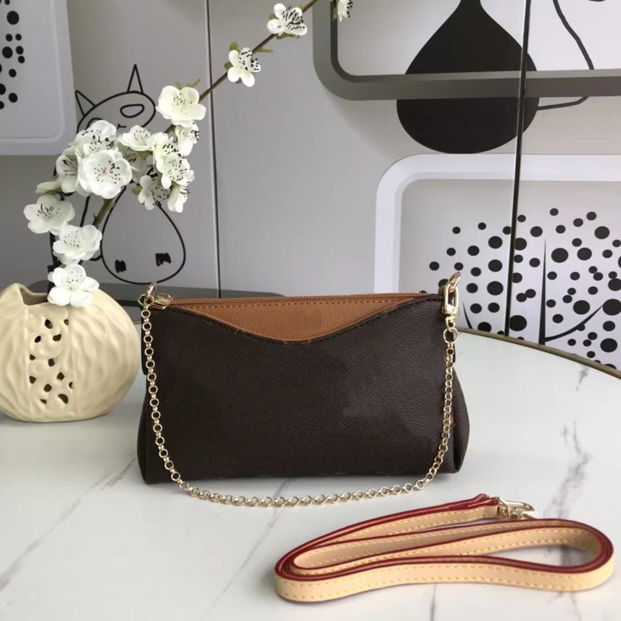 

Women Wallets For Handheld Chain Shoulder Bag Genuine Leather purses handbags Handbag Designer Clutch Wallet Bags woman Portable Girls Crossbody, Customize