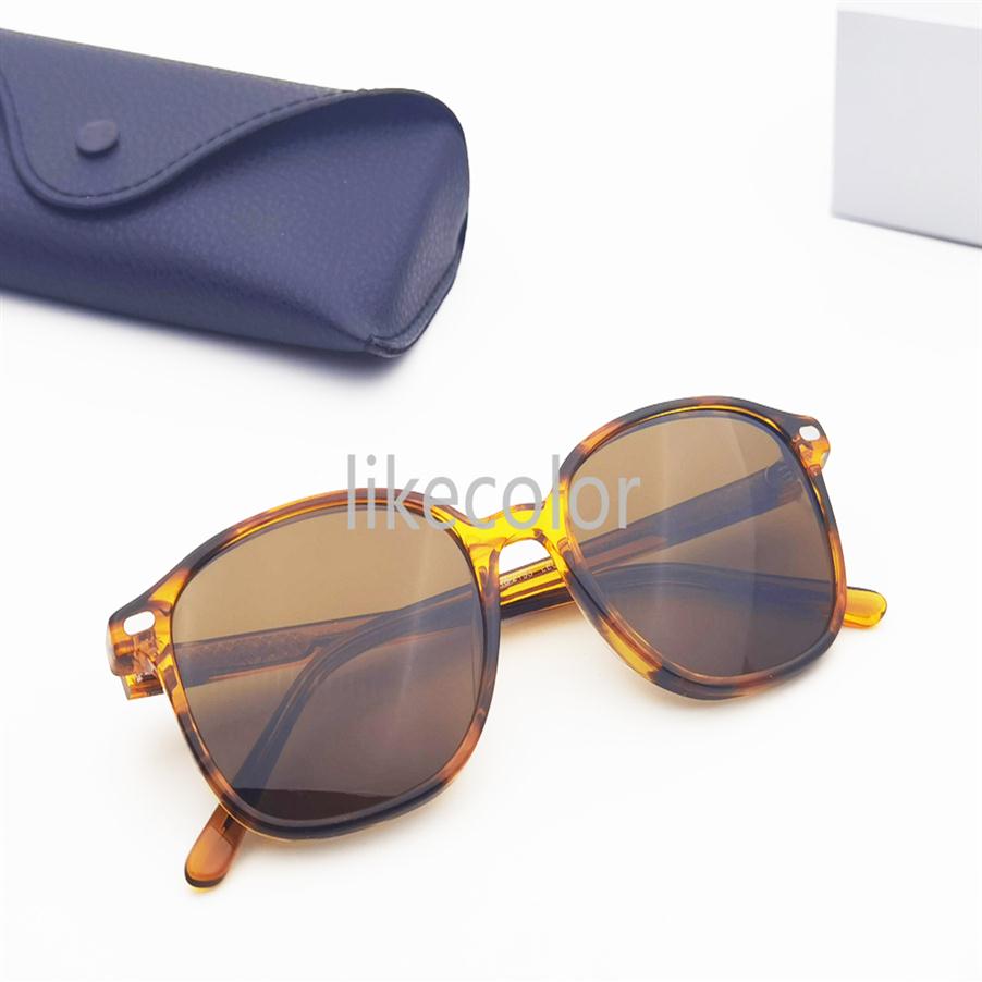 

Classic brand Leonard sunglasses tortoise frame glass lens UV400 protection men and women High quality Driving With Original Case 311z