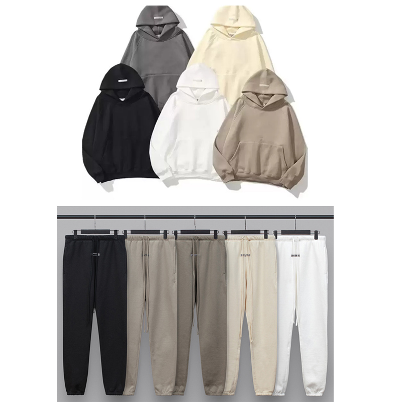 

Designer Tracksuits for Women 2 Piece Womens Clothing Joggers Sweat Suits White Black Cotton Hooded Long Sleeve Outfits Sweatpants Sets Woman Men Loungewear Set, White pants