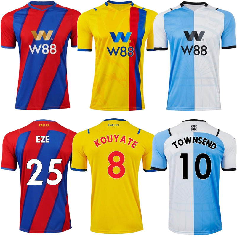 

2021 2022 CRYSTAL OLISE Third Soccer Jerseys 21 22 PALACE ZAHA EZE J.AYEW Away maillots de foot BENTEKE MILIVOJEVIC MATETA ANDERSEN GALLAGHER Home Football shirt Kit, 2122