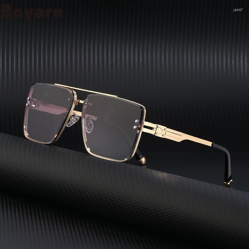 

Sunglasses Boyarn Retro Square Men's Trend 2022 Large Frame Cross-border Gafas De Sol Of SunglaSunglasses