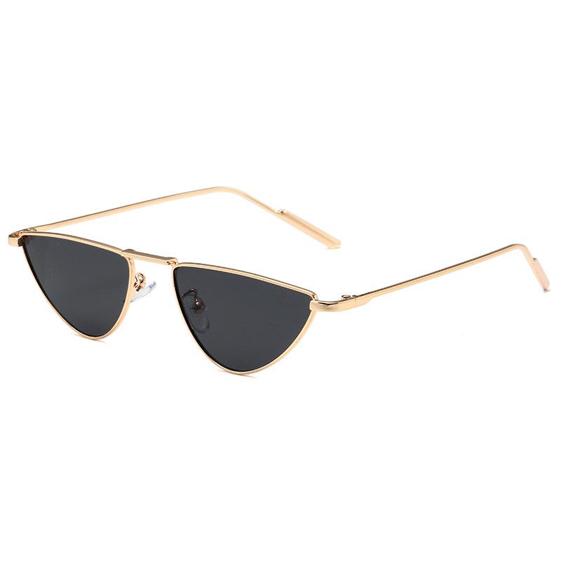 

Sunglasses Designer Small Frame Cat Eye Women Men Fashion Vintage Travel Triangle Punk Sun Glasses Shades