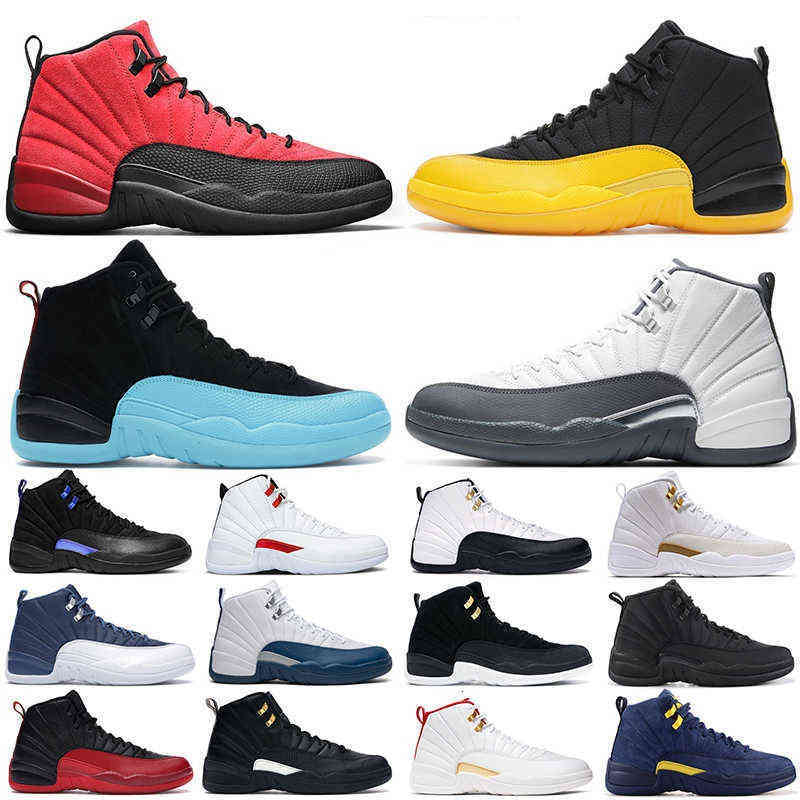 

dunks low men Outdoor shoes jumpman 12s 12 Reverse Flu Game Royal Utility Dark Concord University Gold Indigo Gamma Blue mens trainers sports V8BM, No shoes