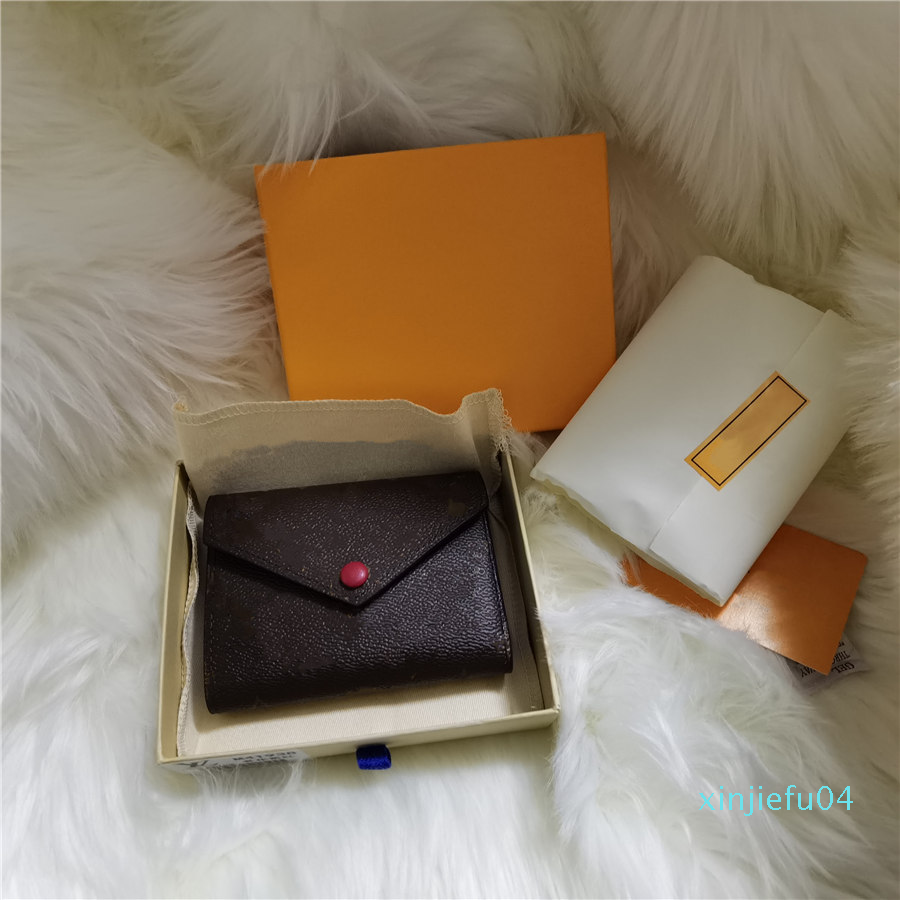 

Luxurys designer Wallets high quality Purse Coin wallet Card Holders Men embossed single Genuine FASHION Leather Women Black Lambskin GF031, Original box