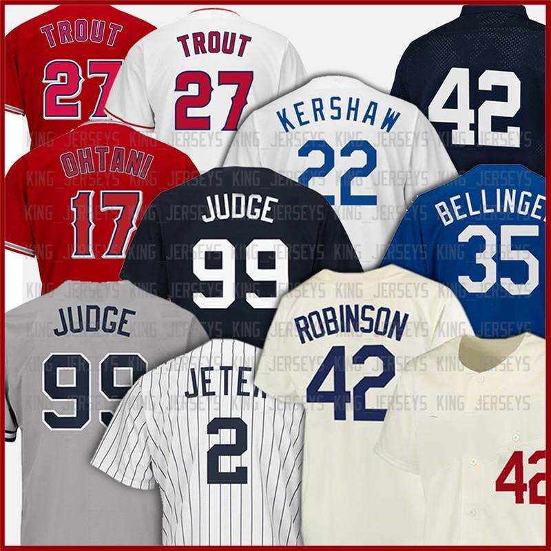 

Youth Ladies 99 Aaron Judge Baseball Jersey 2 Derek Jeter 22 Clayton Kershaw 35 Cody Bellinger 27 Mike Trout 17 Shawhi Otani Jerseys Custom, Men(yang ji)