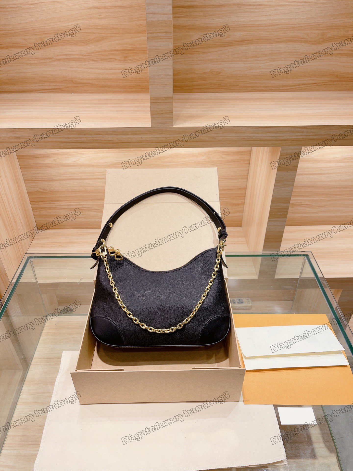 

Classic Designer Boulogne Shopping Bags Handbag Black M45831 Zipper Removable Strap Cross Body Small Crossbody Shoulder Bag Clutch Purses