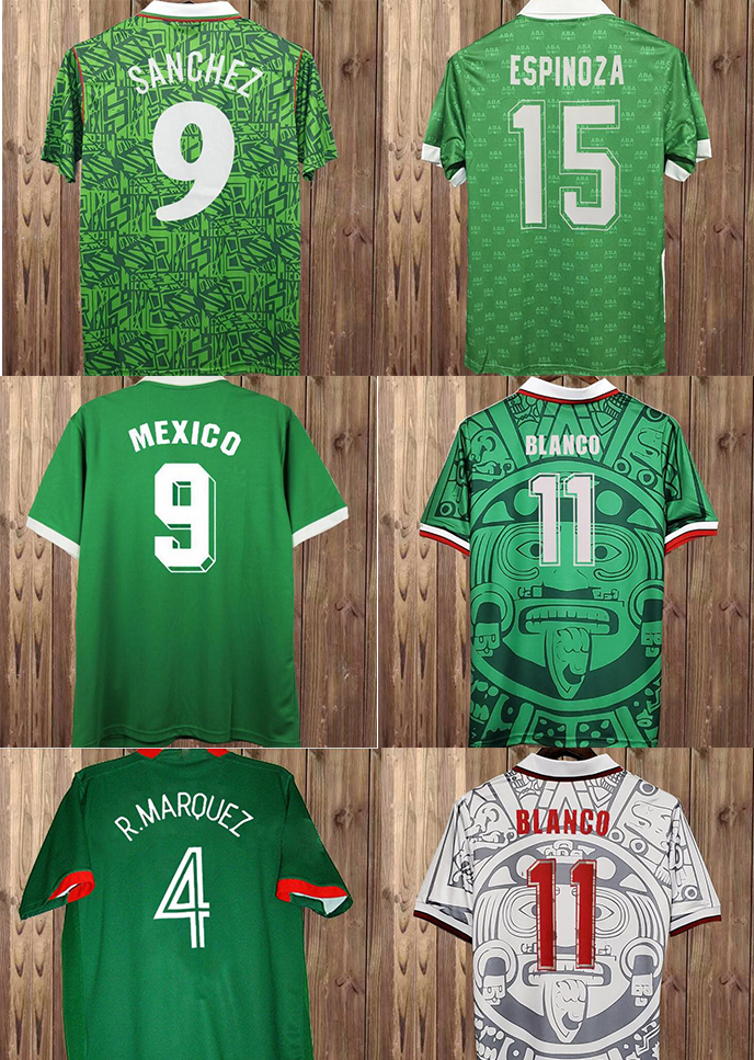 

hOT 1994 Mexico National Customized Thai Quality Soccer Jerseys Shirts Chicharito Carlos V H.Herrera R.Jimenez H.Lozano Tecatito G.Ochoa 98 95 94 FOOTBALL WEAR, Retro 2010 home