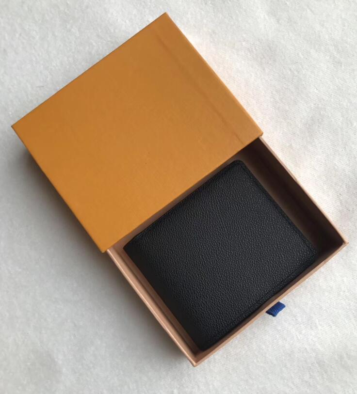 

Designer Bag Men Purse Fashion Favorite Key Coin Bag Leather Short Wallets Card Holder Women Purses, Black flower