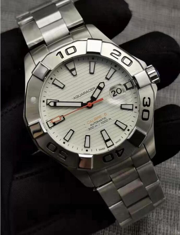 Top Men's Mechanical Stainless Steel Automatic Watch 2813 Movement waterproof Wristwatch mens Self-wind AQUARACER Calibre 5 Watches tag mont