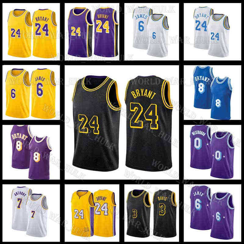 

Bryant Jersey 8 24 33 Los Angeles''Lakers''Kobe''Basketball LeBron James