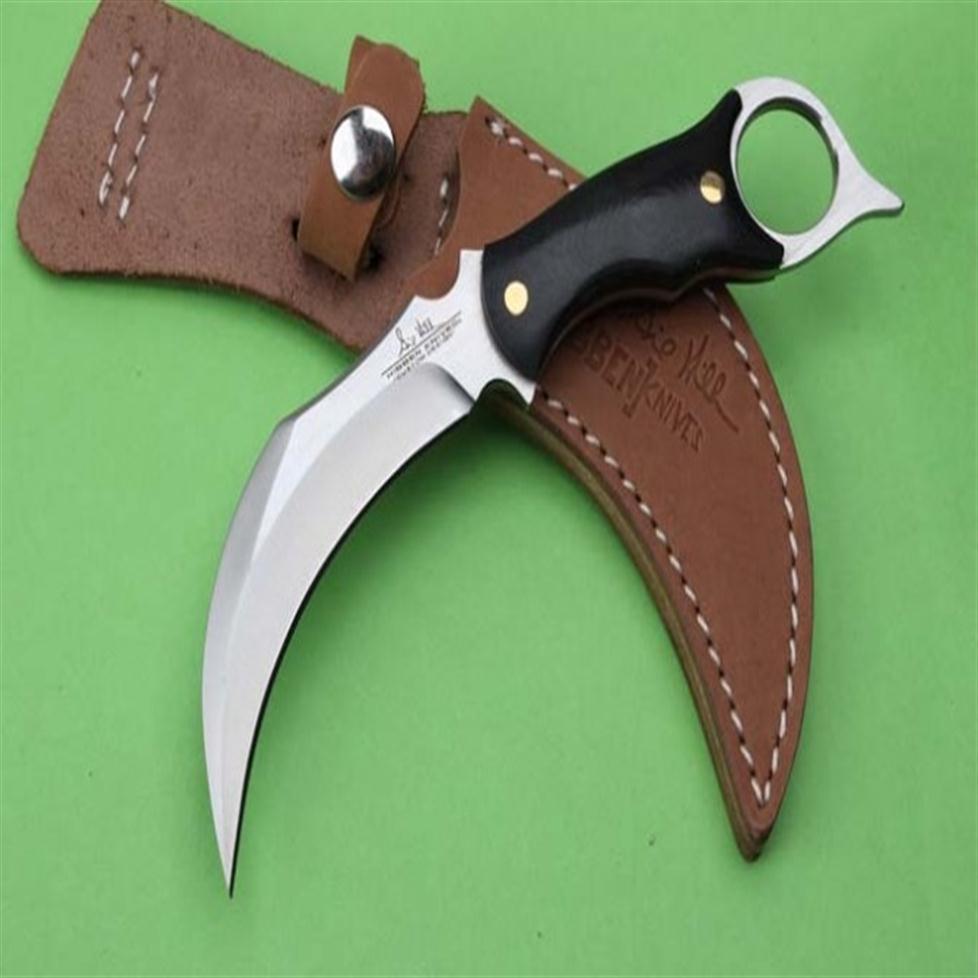 

United UC120 Karambit Hibben Claw Survival Straight Knife Micarta Handle Tactical Camping Hunting Survival Pocket Knife Xmas Gift 298u