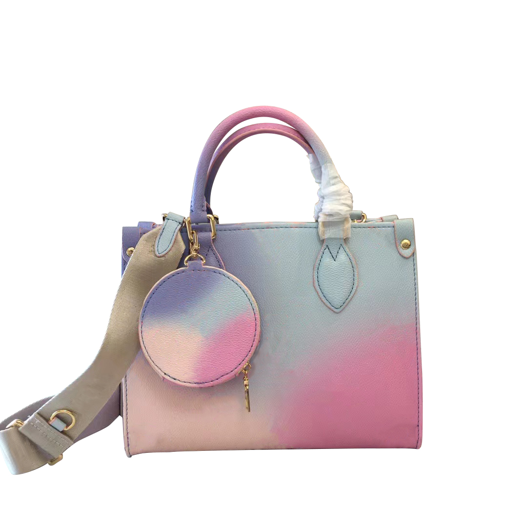 

2022 luxury designer totes purses handbag Shoulder Bags ONTHEGO PM size totes shopping Messenger bag crossbodys purse free ship, Split 3 #m59856