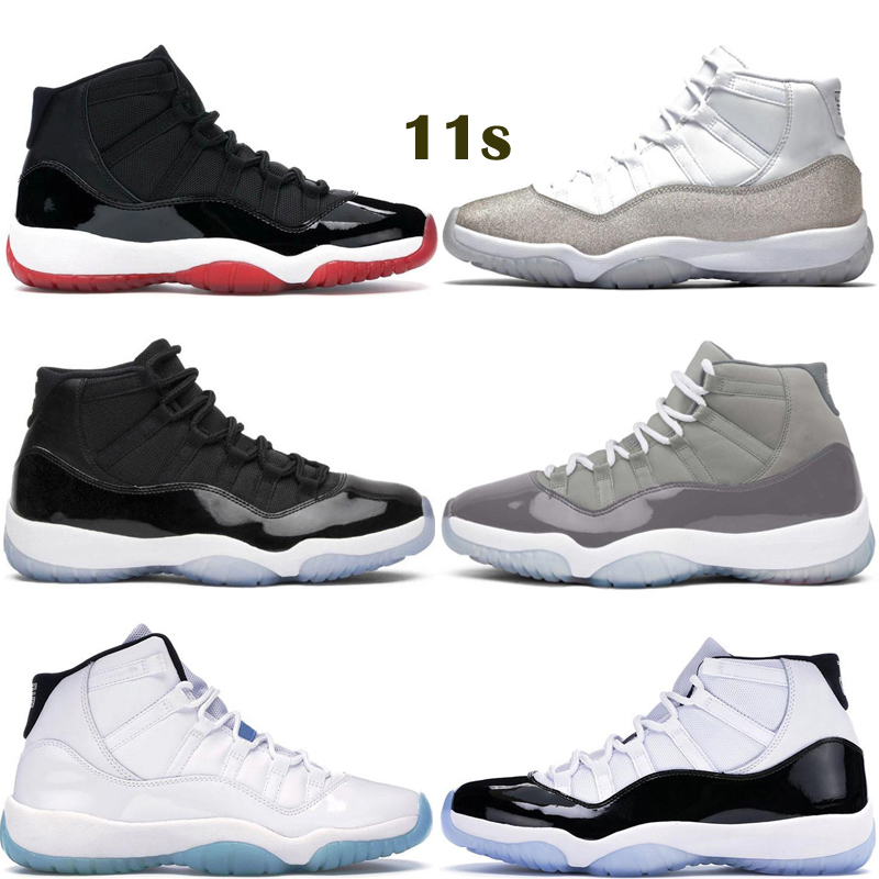 

Cool Grey Basketball Shoes Concord Men Newest Sneakers Women 11s Trainers Bred Space Jam Sports Shoe, 8#