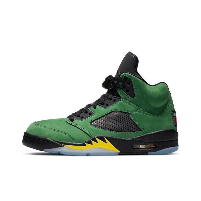 

Womens Mens Basketball Shoes Jumpman 5 5s Trainers Oreo 2021 Jade Horizon Shattered Backboard Green Bean Bluebird UNC SE Oregon Ducks Florida Gators Sneakers Sports, Box