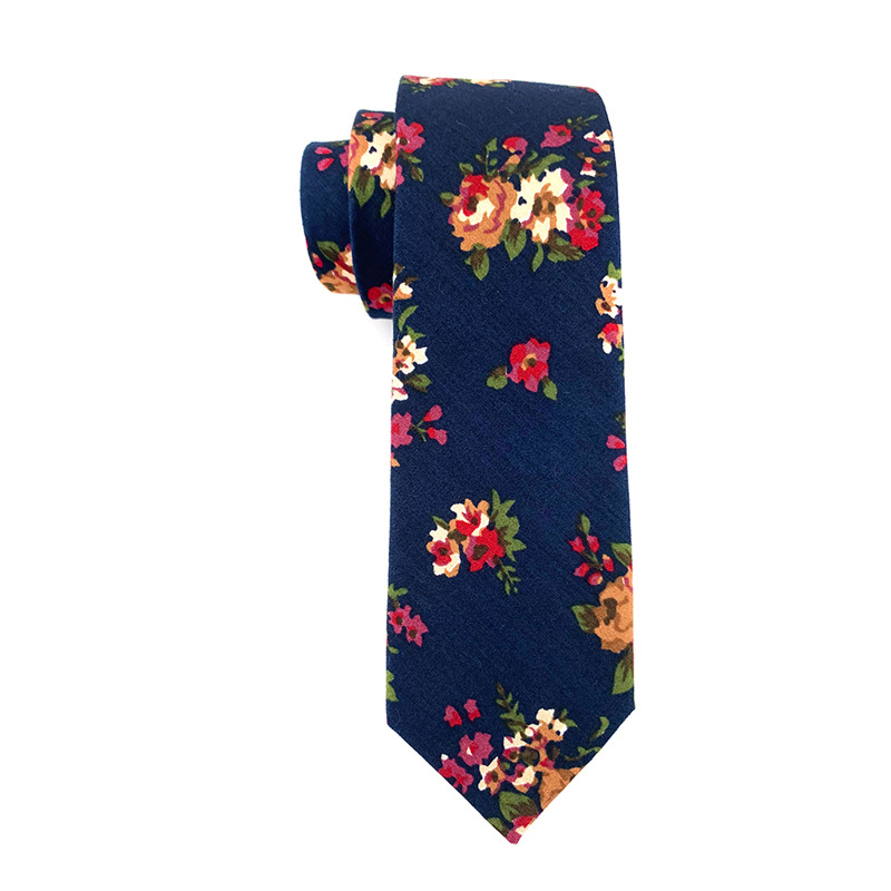 Silk Slim Men Ties Fashion 6cm Skinny Stripe Dot Floral Neck tie for men Woven Formal wear business wedding party 58-image-764732465