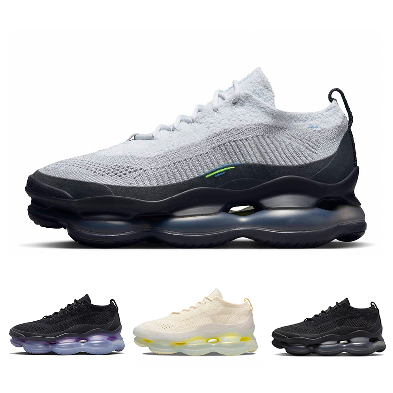 

2022 Newest Scorpion Mens running shoes Knit MeshTriple Black Phantom Wolf Grey Light Cream Lemon women trainers Men sports Sneakers With