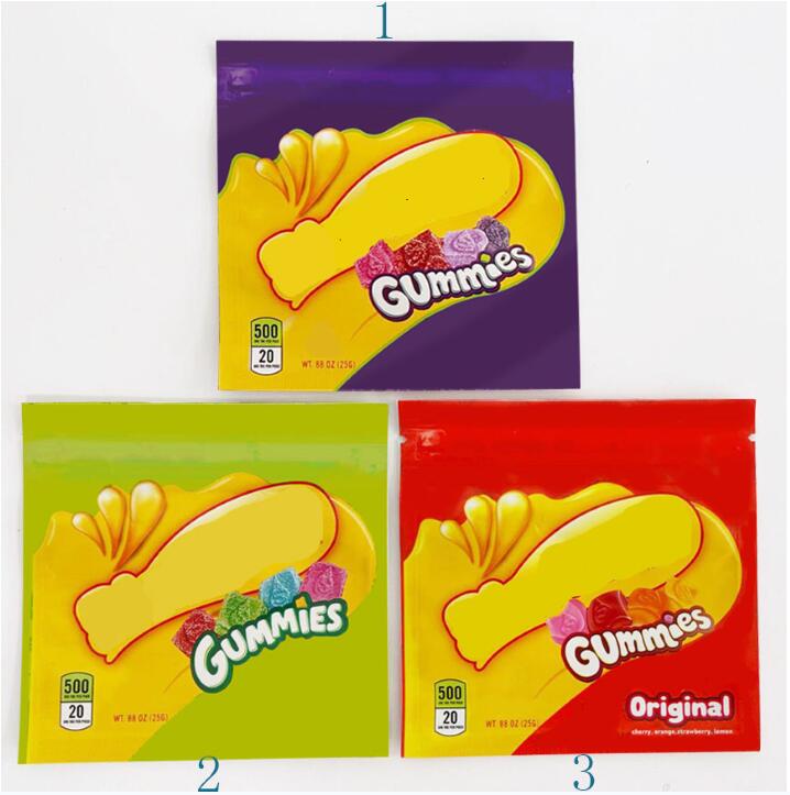 

500mg Starbuds packaging bags 3 types empty orginal so ur berries edible gummies package bag canna burst smellproof resealable zipper packages candy mylar baggies