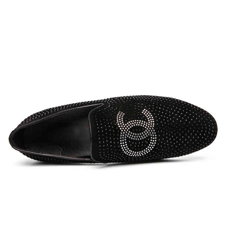 

Dres Shoe England Design Half Shoe for Men Leisure Breathable Loafer Banquet Prom Crystal Summer Shoe Slip on Slipper Sapato Sneaker 220723, Half drag