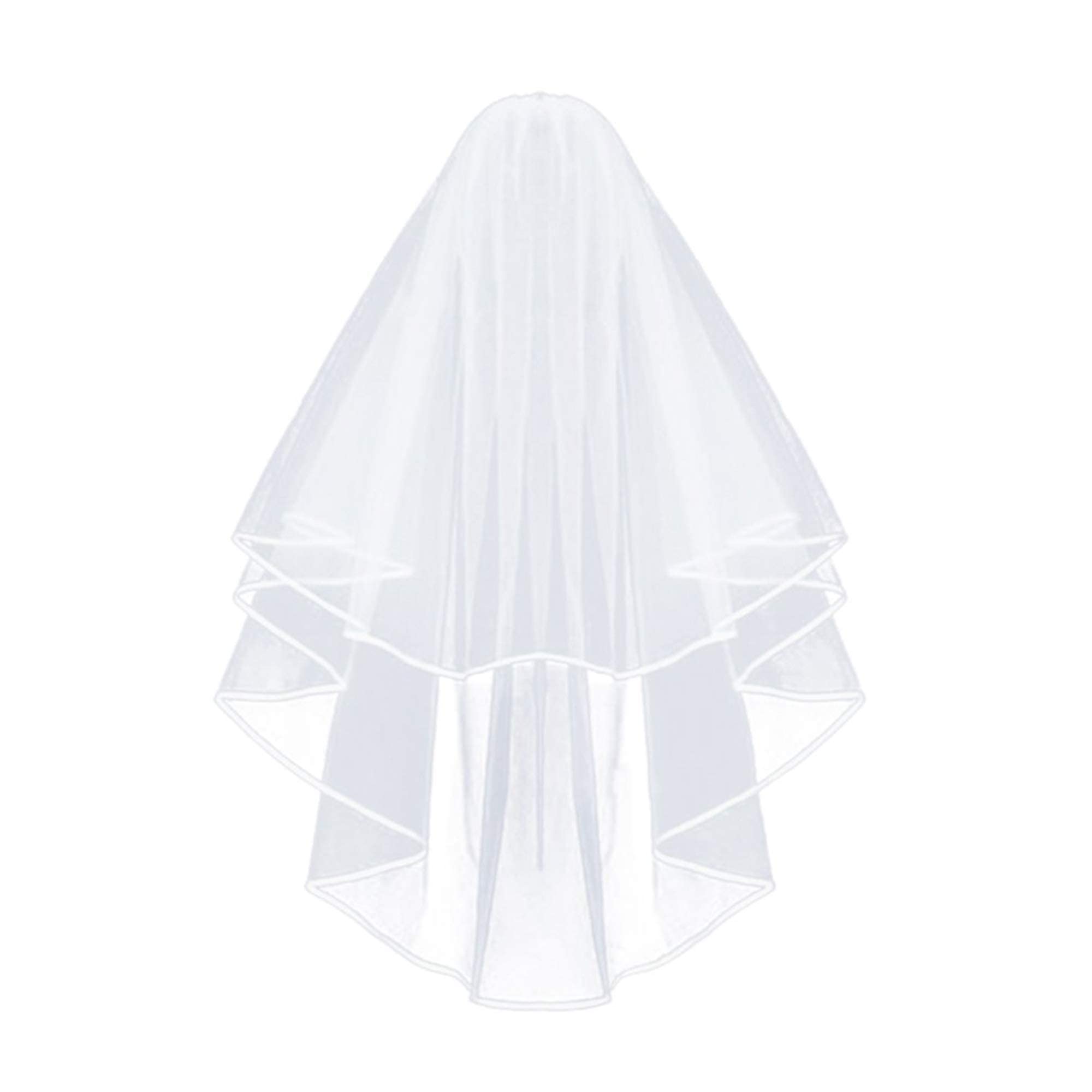 

Hair Accessories Bridal Veil Womens Simple Short Wedding Veils ambVK