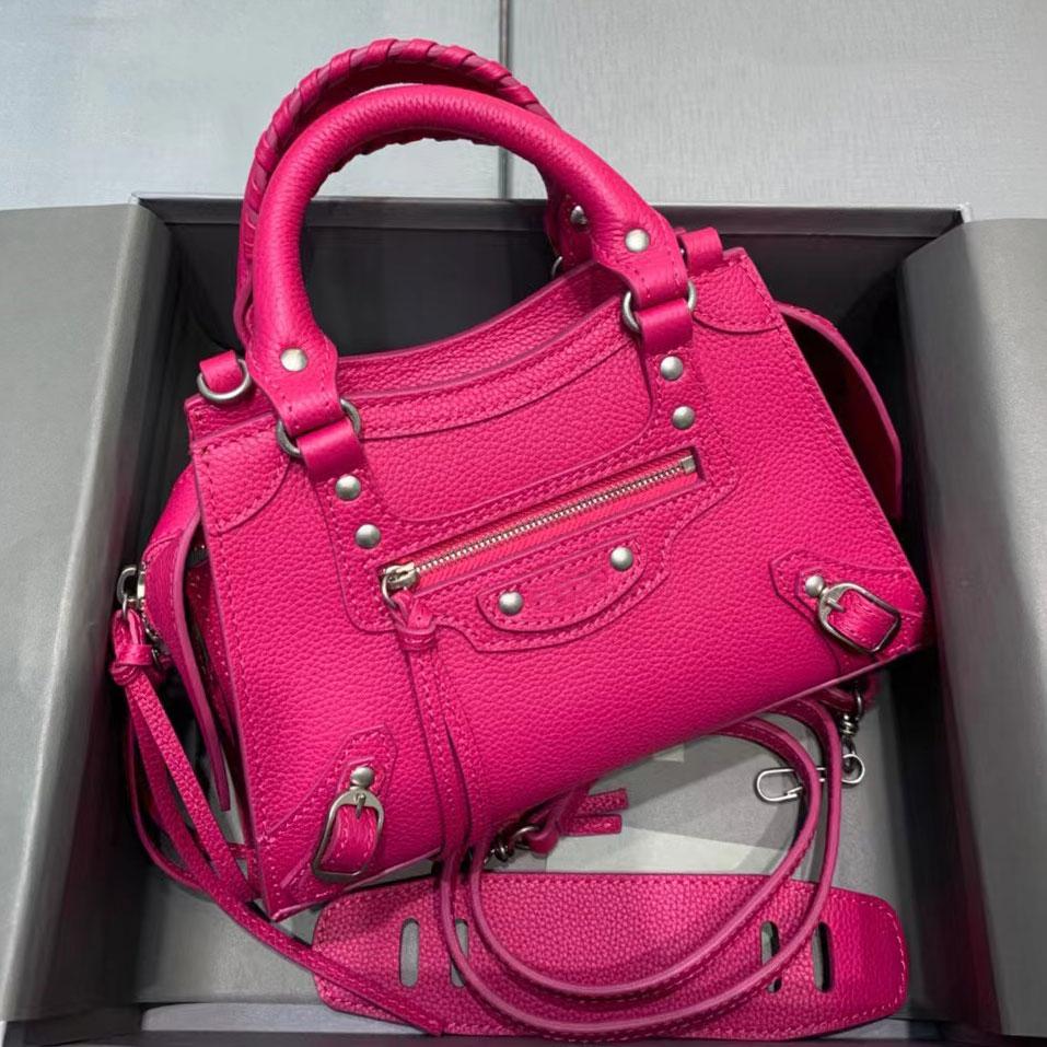 

neo classic bags Small Handbag neo Neo Cagole City Handbag mini black extra supple crocodile embossed grained calfskin aged gold hardware crossbody, Customize