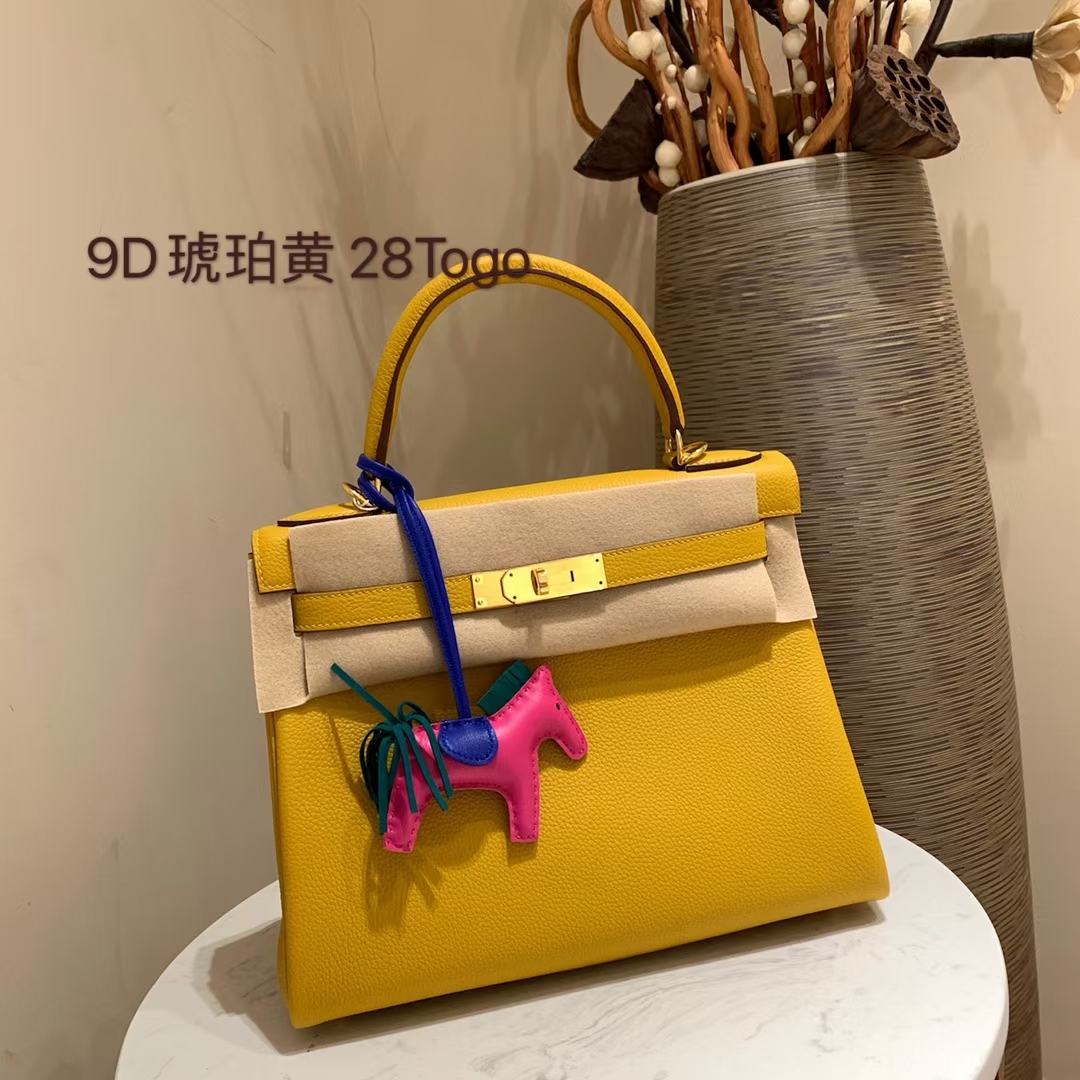 

Kellybag 28cm bags Togoskin Shoulder backpack, luxury goods, women's choice High quality, handmade.239, Etoupe