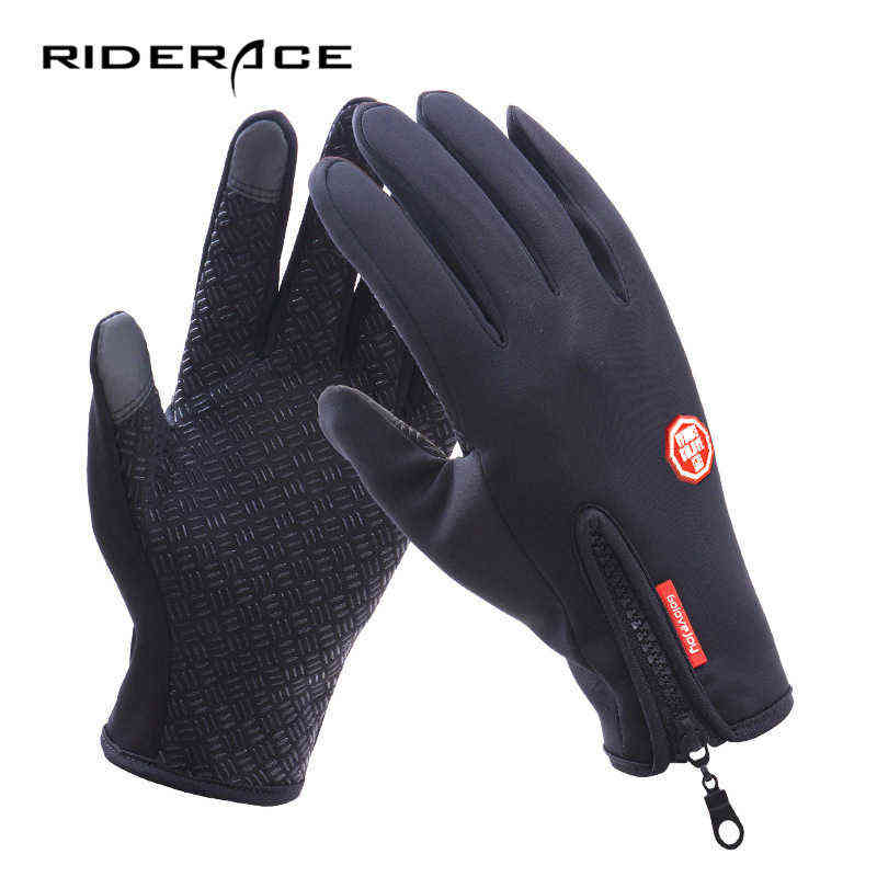 

Cycling Gloves Outdoor Waterproof Windproof Winter Unisex Warm Riding Full Finger Touch Screen Sports Plus Velvet Mountain Skiing Rr7487