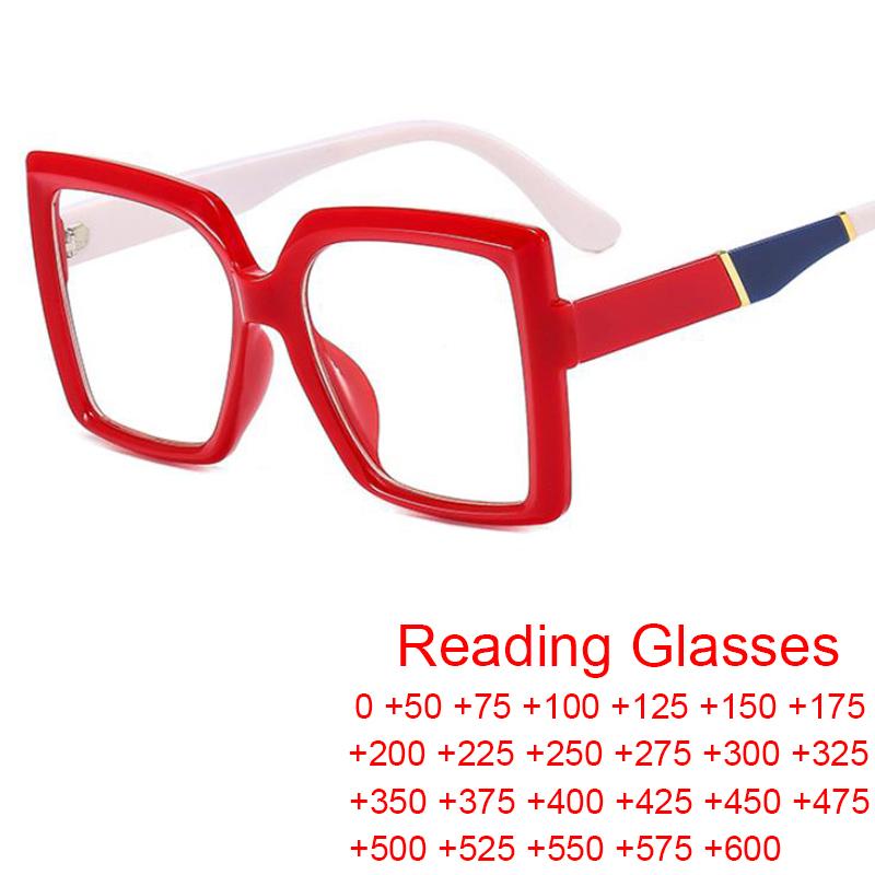 

Sunglasses Vintage Red Square Anti Blue Light Glasses Women Men 2022 Luxury Reading Eyeglasses Ladies Optical Prescription Computer EyewearS