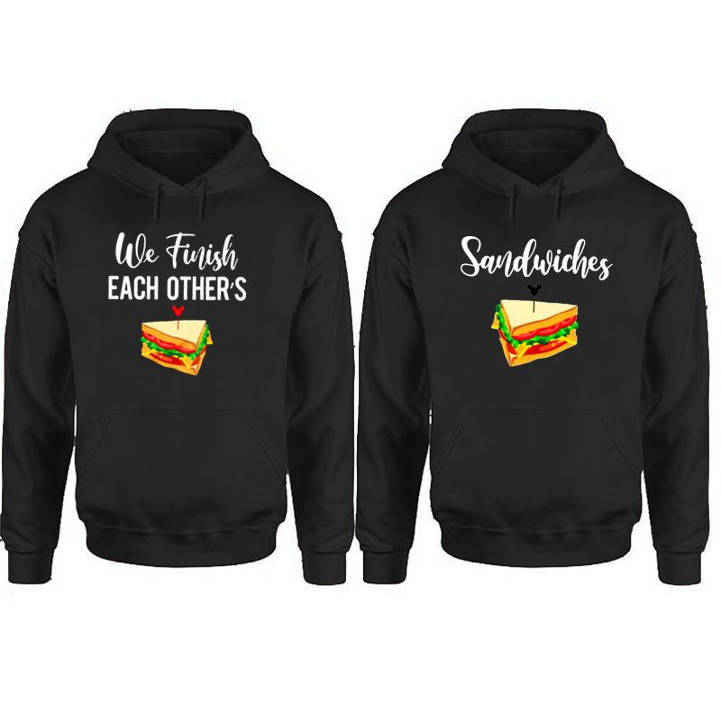 

Women's Hoodies & Sweatshirts We Finish Each Others Sandwiches Couple Clothes His And Hers Sweatshirt Family Shirts Friends Winter TopsWomen, Sk7809-y2