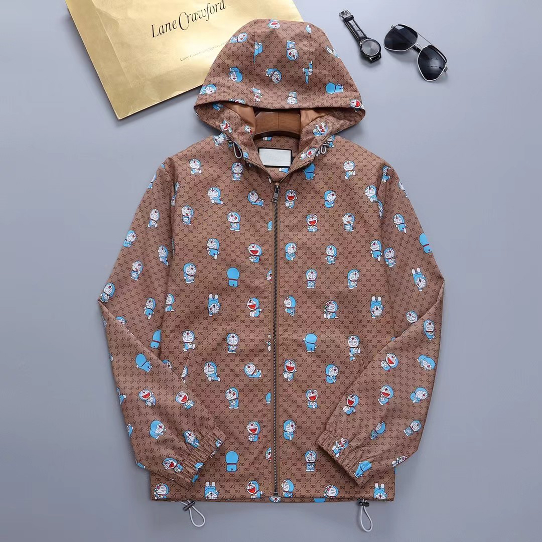 

Mens jacket Men Sportwear Tops Clothing Hip Hop Windbreaker New Fashion Outwear Coat Waterproof jackets Pattern Panelled Zipper coates, White