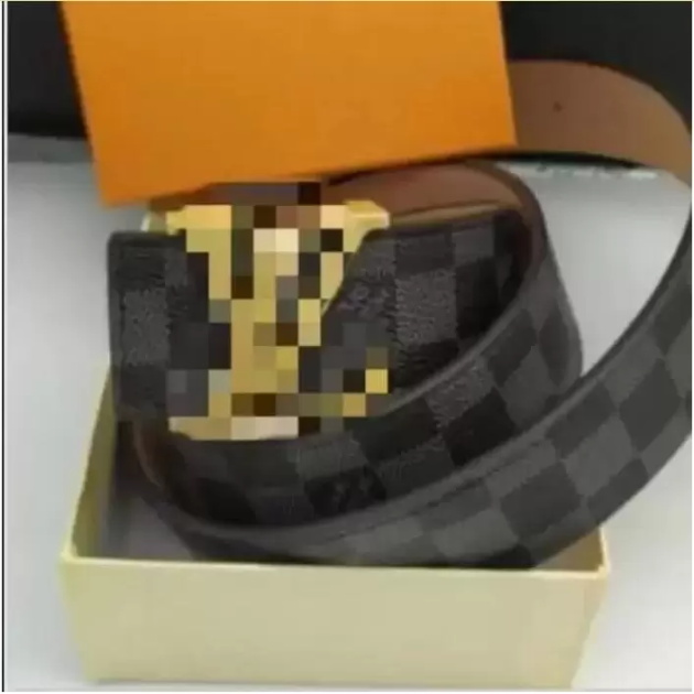 

Mens Woman Belts Classic Smooth Buckle Genuine Leather Belt Highly Quality Come with Gift Box and Handbag, Have box