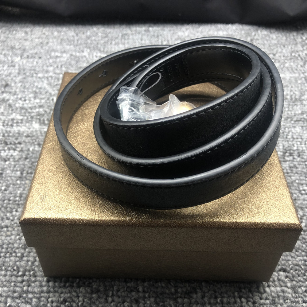 

2022 Genuine Leather Belts Womens Belt Mens Double Letters Leather Black Women Snake Big Gold Buckle Men Classic Casual Pearl Ceinture Box, With box